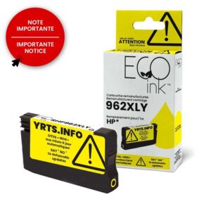 HP 962XL Compatible Yellow Ink Cartridge