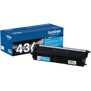 Genuine Brother TN-436 brand-name cyan toner cartridge