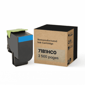 71B1HC0 Lexmark Compatible Toner Cyan