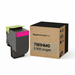 71B1HM0 Lexmark Compatible Toner Magenta