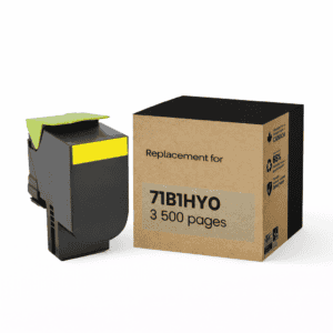 71B1HY0 Lexmark Compatible Toner Yellow