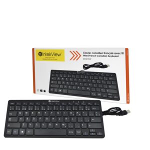 Wired Mini Keyboard French Canadian 11''