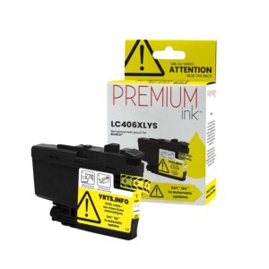 Compatible Brother 406XL Yellow Ink