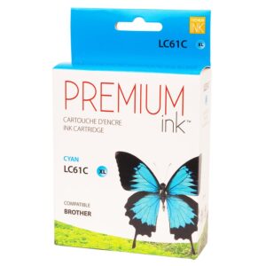 Compatible Brother 65 / Brother 61 Cyan Ink