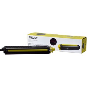 Brother TN-225 compatible yellow toner cartridge