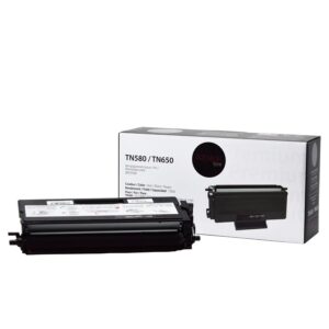 Brother TN-650 compatible black toner cartridge