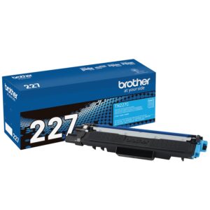 Genuine Brother TN-227 brand-name cyan toner cartridge