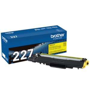Genuine Brother TN-227 brand-name yellow toner cartridge