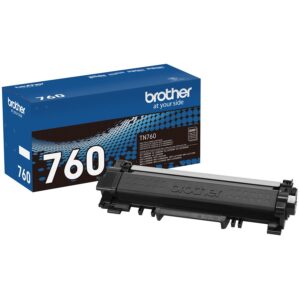 Genuine Brother TN-760 brand-name black toner cartridge